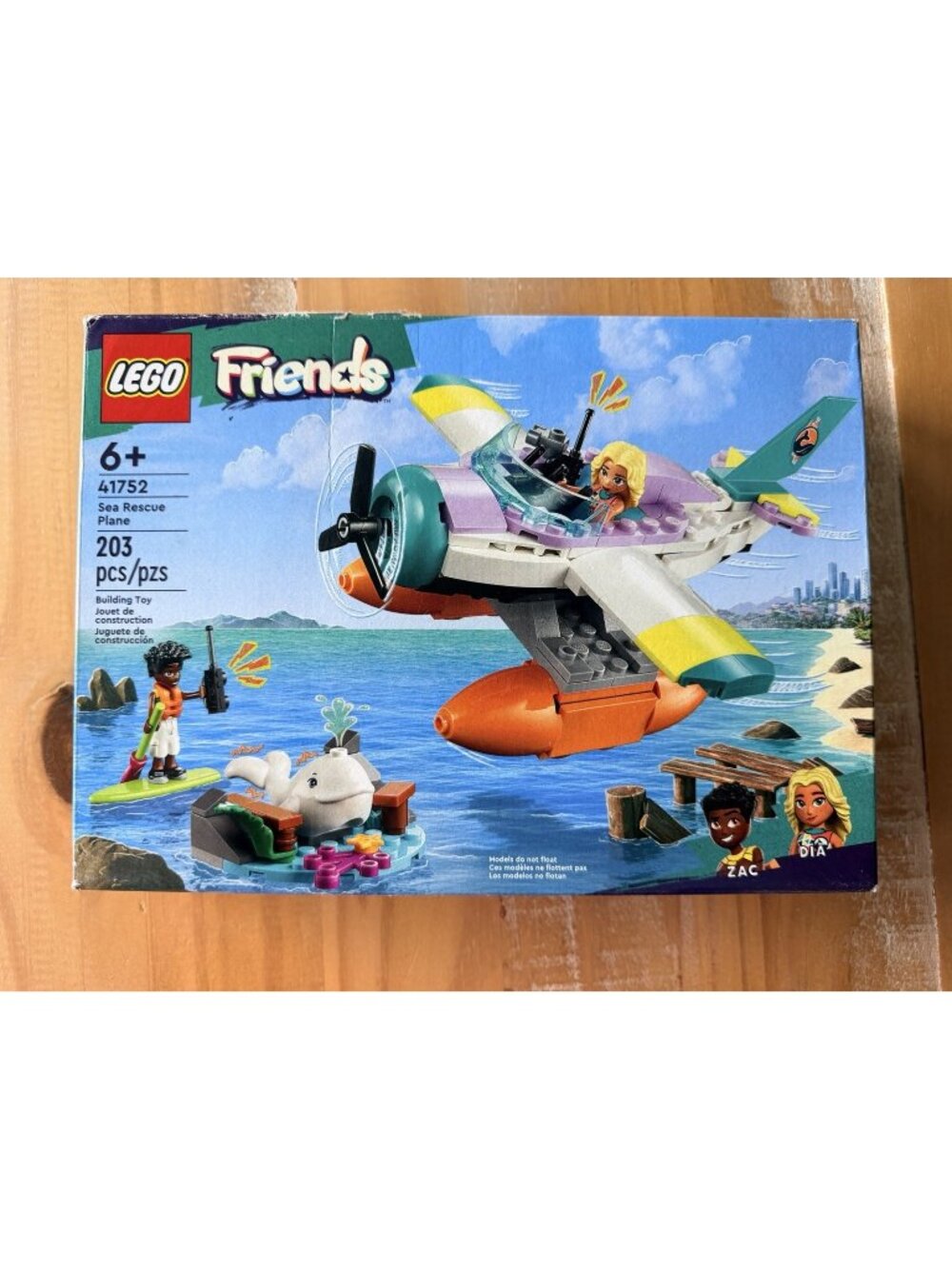 LEGO Friends Sea Rescue Plane Creative Building Set # 41752 - Box Damage